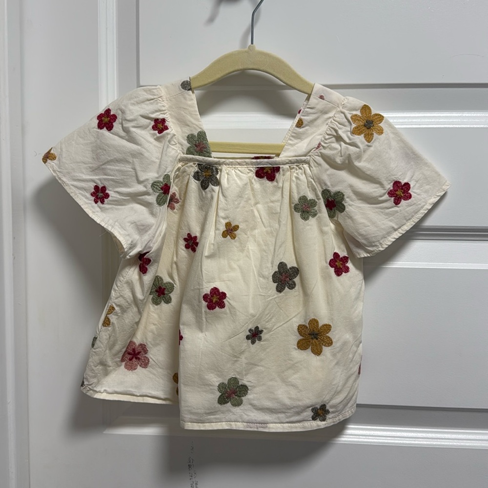 Zara Girls Floral Blouse (5 years)